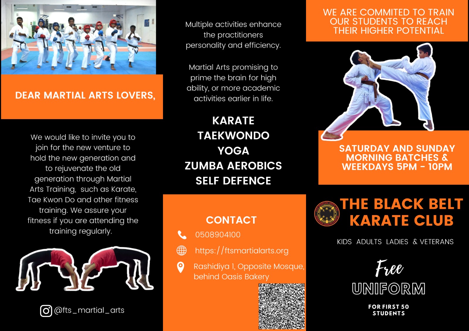 THE BLACK BELT KARATE CLUB